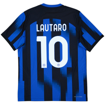 2023-24 Inter Milan Authentic Home Shirt Lautaro #10 - 10/10 - (L)