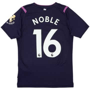 2019-20 West Ham Third Shirt Noble #16 - 9/10 - (S)