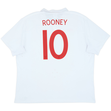 2009-10 England Home Shirt Rooney #10 - 7/10 - (3XL)