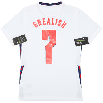 2020-22 England Home Shirt Grealish #7 (S)