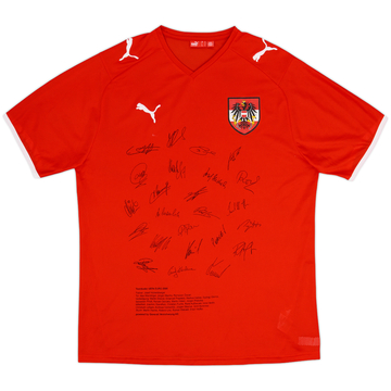 2008-09 Austria 'Signed' Home Shirt - 10/10 - (L)
