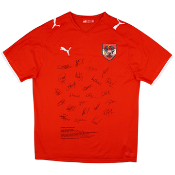 2008-09 Austria 'Signed' Home Shirt - 7/10 - (L)