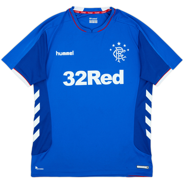 2018-19 Rangers Home Shirt - 9/10 - (XL)