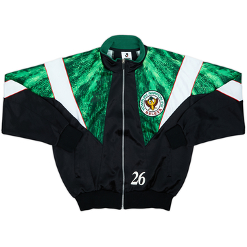1993-95 Verdy Kawasaki Chamarra de pista Mizuno #26 - 8/10 - (Mujeres L)