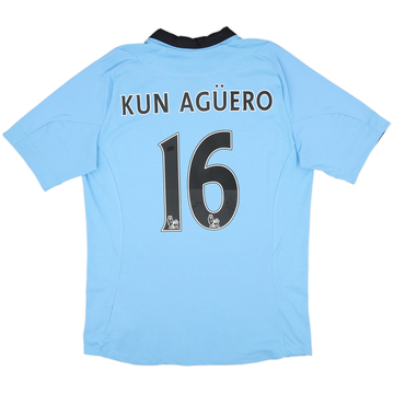 2012-13 Manchester City Home Shirt Kun Aguero #16 - 6/10 - (L)