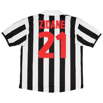 1998-99 Juventus Home Shirt Zidane #21 - 6/10 - (L)
