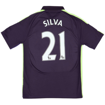 2014-15 Manchester City Third Shirt Silva #21 - 9/10 - (M)