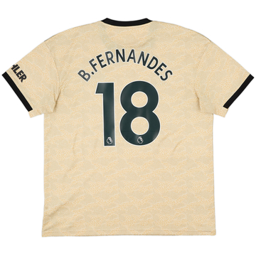 2019-20 Manchester United Away Shirt B.Fernandes #18 - 7/10 - (XL)