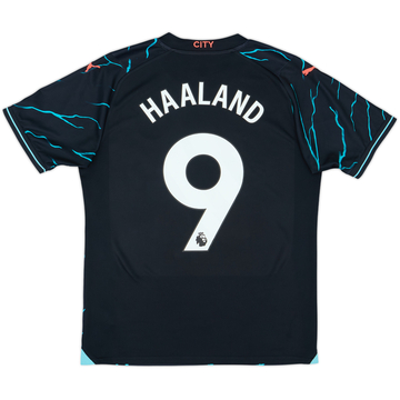 2023-24 Manchester City Third Shirt Haaland #9 - 10/10 - (M)