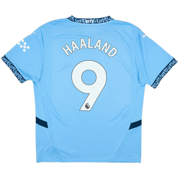 2024-25 Manchester City Home Shirt Haaland #9 - 8/10 - (L)