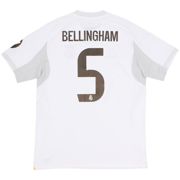 2025-26 Real Madrid Home Shirt Bellingham #5 - 9/10 - (L)