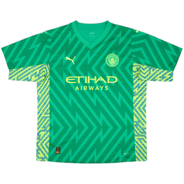 2023-24 Manchester City GK S/S Shirt - 10/10 - (XL)
