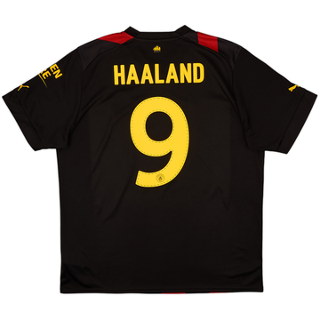 2022-23 Manchester City Away Shirt Haaland #9 - 9/10 - (XL)