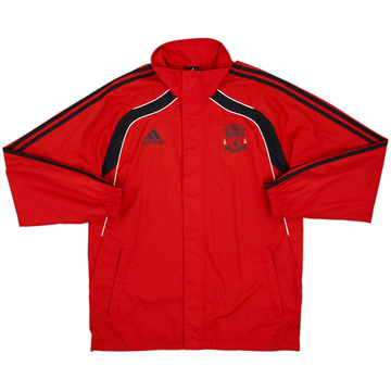 2010-11 Liverpool adidas Hooded Track Jacket - 5/10 - (M)
