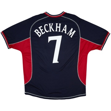 2000-01 Manchester United Third Shirt Beckham #7 - 8/10 - (XL)