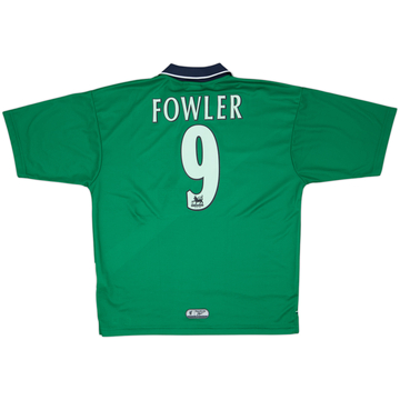 1999-00 Liverpool Away Shirt Fowler #9 - 7/10 - (L)
