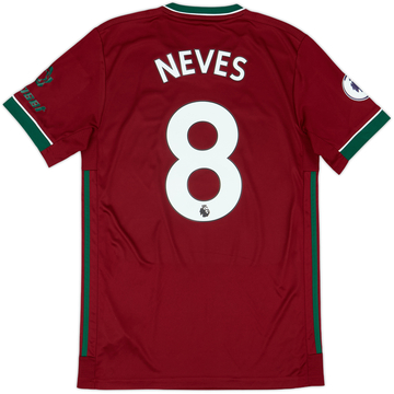 2020-21 Wolves Third Shirt Neves #8 - 8/10 - (S)
