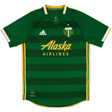 2019-20 Portland Timbers Authentic Home Shirt - 8/10 - (M)