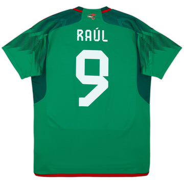 2022 Mexico Home Shirt Raul #9 - 6/10 - (L)