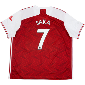 2020-21 Arsenal Home Shirt Saka #7 - 8/10 - (3XL)