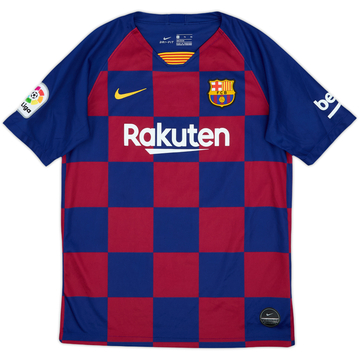 2019-20 Barcelona Home Shirt - 9/10 - (XL.Boys)