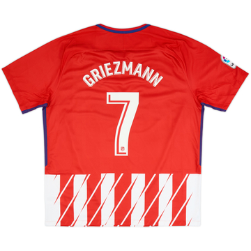 2017-18 Atletico Madrid Home Shirt Griezmann #7 (XXL)