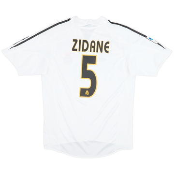 2004-05 Real Madrid Camiseta de local Zidane #5 - 8/10 - (S)