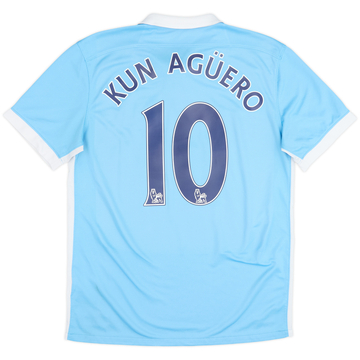 Camiseta de local del Manchester City 2015-16 Kun Aguero #10 - 8/10 - (M)