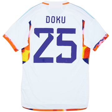 2022-23 Belgium Authentic Away Shirt Doku #25 - 8/10 - (M)
