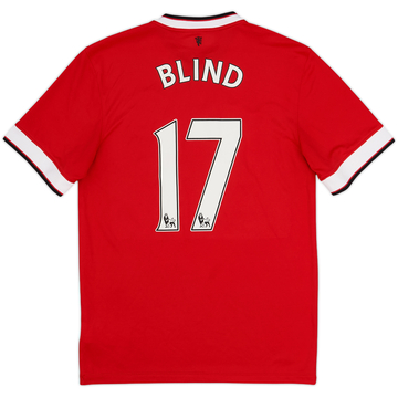 2014-15 Manchester United Home Shirt Blind #17 - 8/10 - (S)