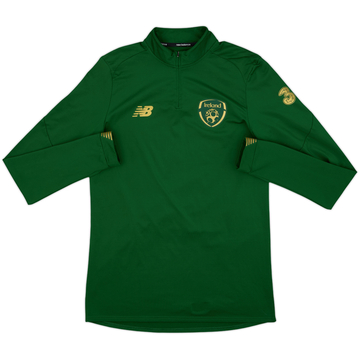 2017-18 Ireland New Balance 1/4 Zip Training Top - 8/10 - (L)