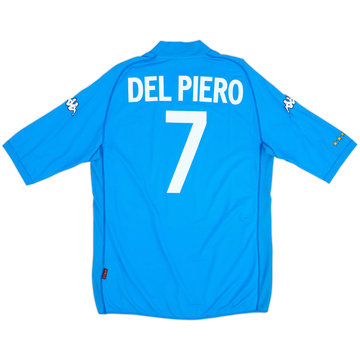 2002 Italy Home Shirt Del Piero #7 - 10/10 - (3XL)