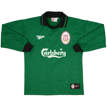 1996-97 Liverpool GK Shirt - 8/10 - (M)