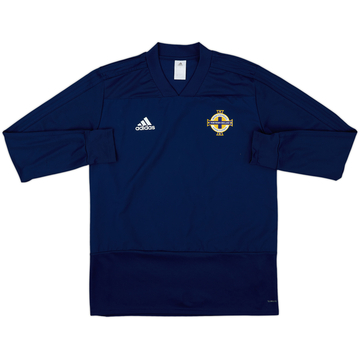 2018-19 Northern Ireland adidas Drill Top - 8/10 - (L)