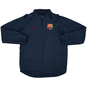2004-05 Barcelona Nike Hooded Rain Jacket - 8/10 - (S)