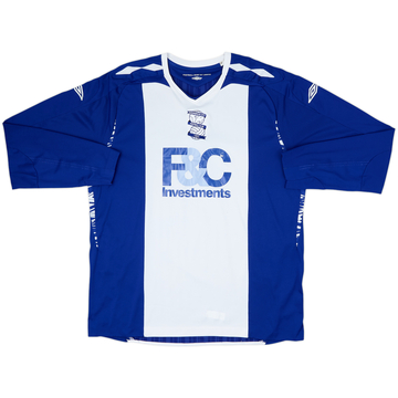2007-08 Birmingham Home L/S Shirt - 6/10 - (XL)