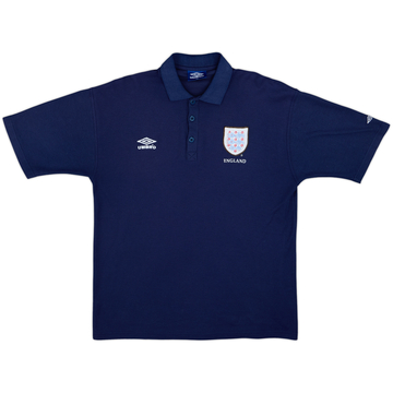 1996-98 England Umbro Polo Shirt - 8/10 - (XXL)