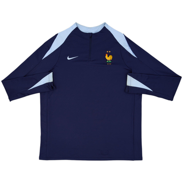 2024-25 France Nike 1/4 Zip Drill Top - 7/10 - (XL)
