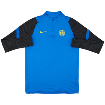 2020-21 Inter Milan Nike 1/4 Zip Drill Top - 9/10 - (M)