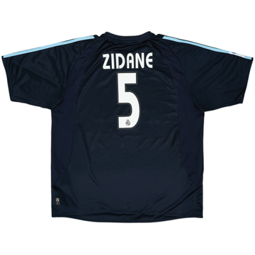 2003-04 Real Madrid Away Shirt Zidane #5 - 6/10 - (L)