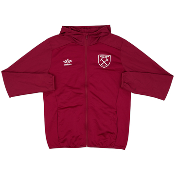 2022-23 West Ham Umbro Chamarra de chándal con capucha - 8/10 - (M)