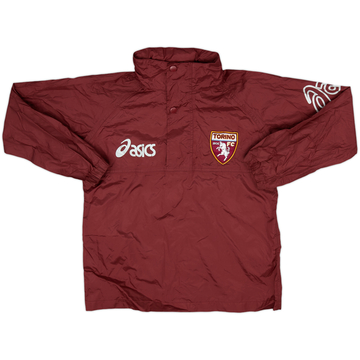 2005-06 Torino Asics 1/4 Zip Rain Jacket - 8/10 - (L.Boys)