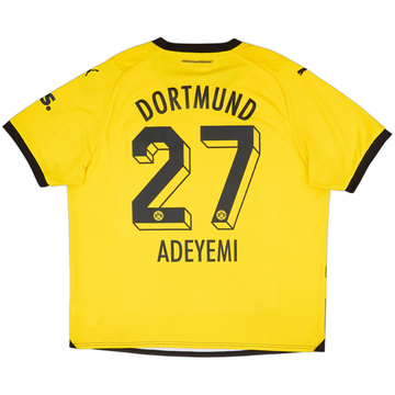 2023-24 Borussia Dortmund Home Shirt Adeyemi #27 (XXL)