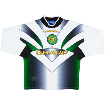 1996-97 Manchester United GK Shirt - 8/10 - (Y)