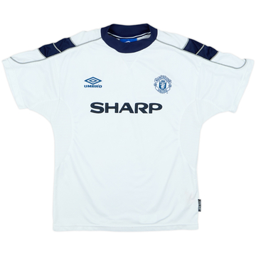 1999-00 Manchester United Third Shirt Beckham - 8/10 - (L.Boys)