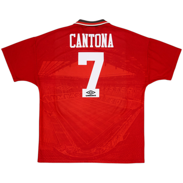 1994-96 Manchester United Home Shirt Cantona #7 - 6/10 - (XL)