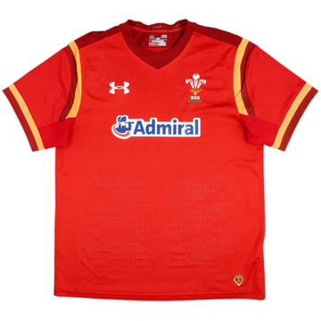 2015-16 Wales Rugby Home Shirt - 10/10 - (L)
