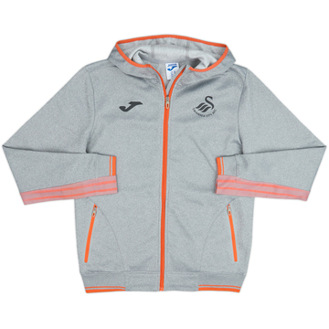 2016-17 Swansea City Joma Hooded Track Jacket - 8/10 - (M)