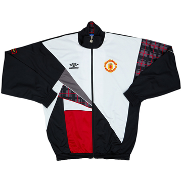 1992-93 Manchester United Umbro Track Jacket - 8/10 - (M)