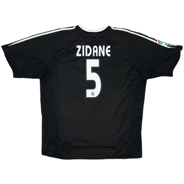 2004-05 Real Madrid Away Shirt Zidane #5 - 6/10 - (XL)